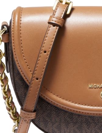 michael kors signature half dome chain crossbody